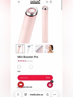 Medicube Mini Booster Pro Facial Device - Pink